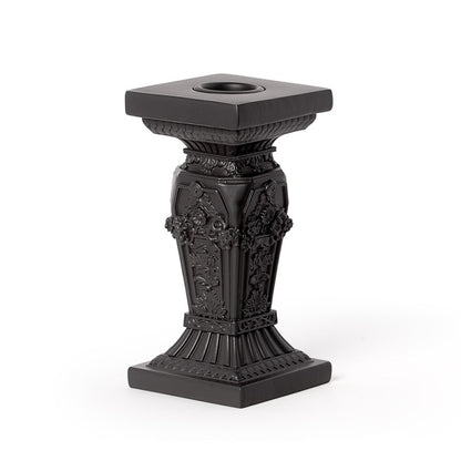 Alchemy Gothic – Tomb Candlestick Black Cathedral Architecture Gothic Altar Decor