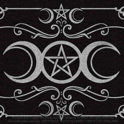 Alchemy Gothic Triple Moon Rug - Kate's Clothing
