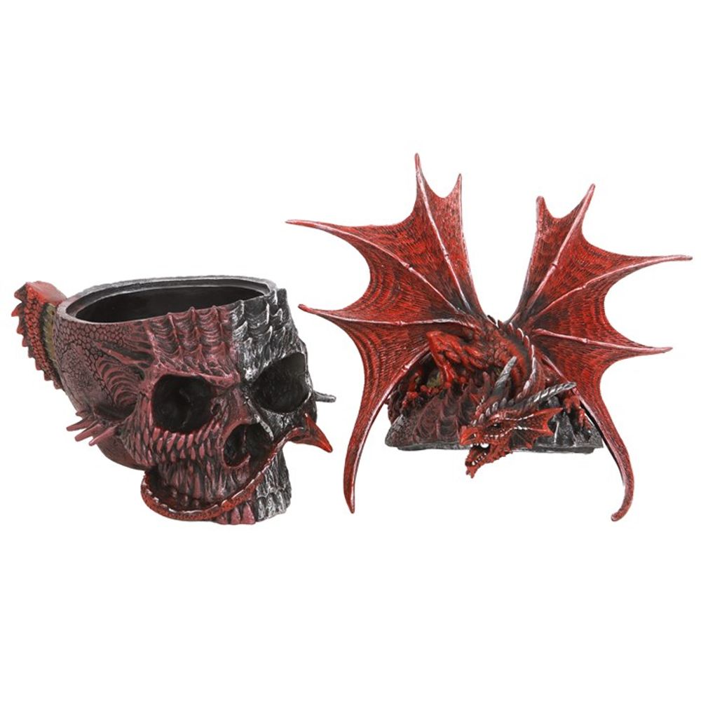 Serpent Infection Lidded Skull Ornament by Spiral Direct - Kate's Clothing