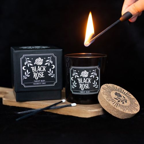Black Rose Twilight Blush Candle - Kate's Clothing
