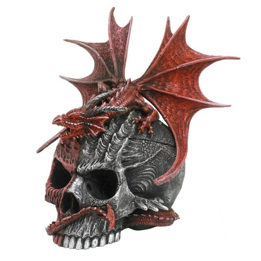 Serpent Infection Lidded Skull Ornament by Spiral Direct - Kate's Clothing