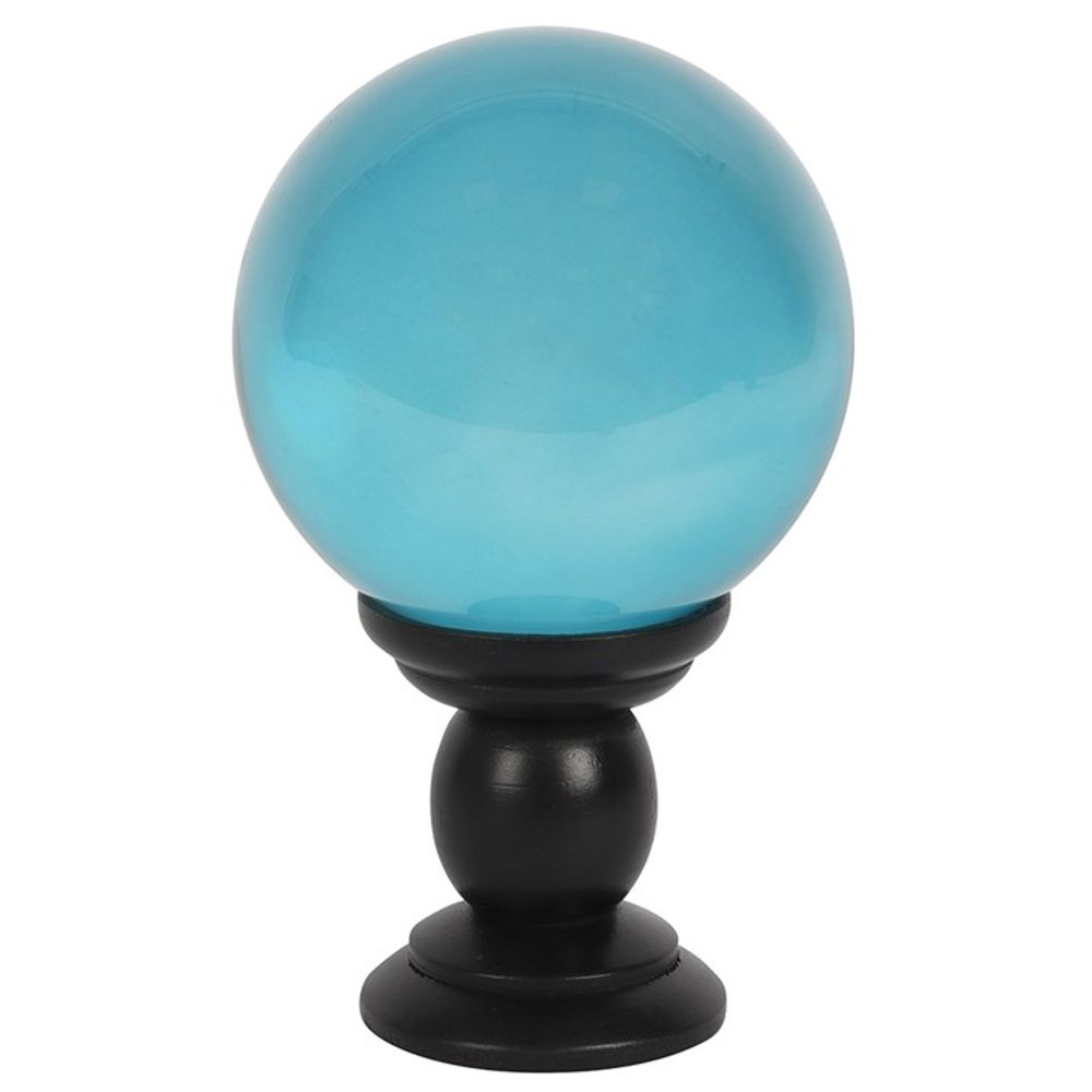 Large Teal Crystal Ball on Stand - Kate's Clothing