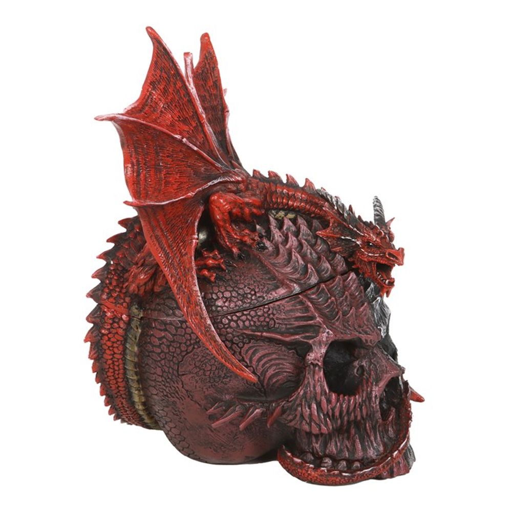 Serpent Infection Lidded Skull Ornament by Spiral Direct - Kate's Clothing