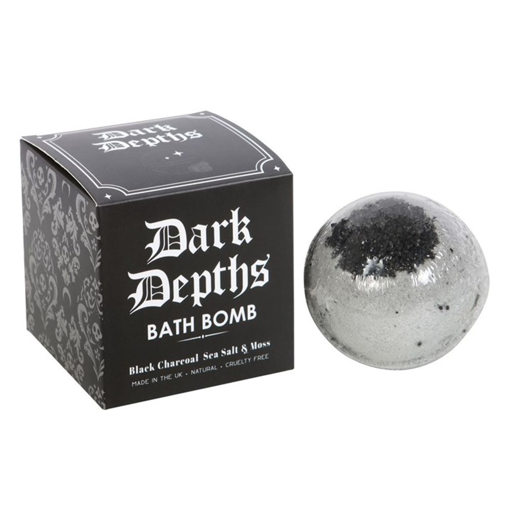 Dark Depths Black Charcoal Bath Bomb - Kate's Clothing