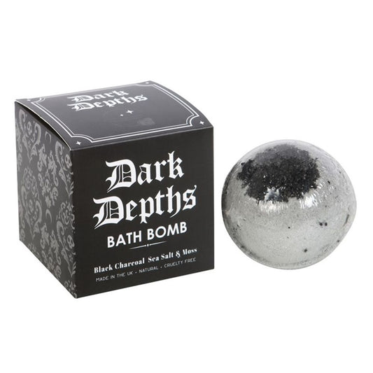 Dark Depths Black Charcoal Bath Bomb - Kate's Clothing