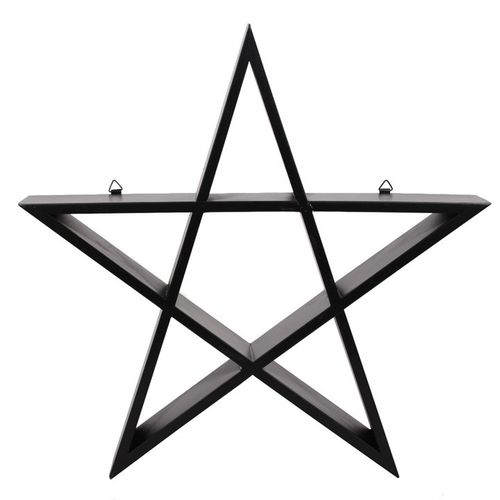 Pentagram Wall Shelf - Kate's Clothing