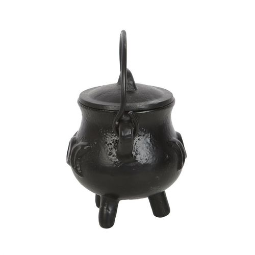 7.5cm Cast Iron Cauldron with Triple Moon - Kate's Clothing