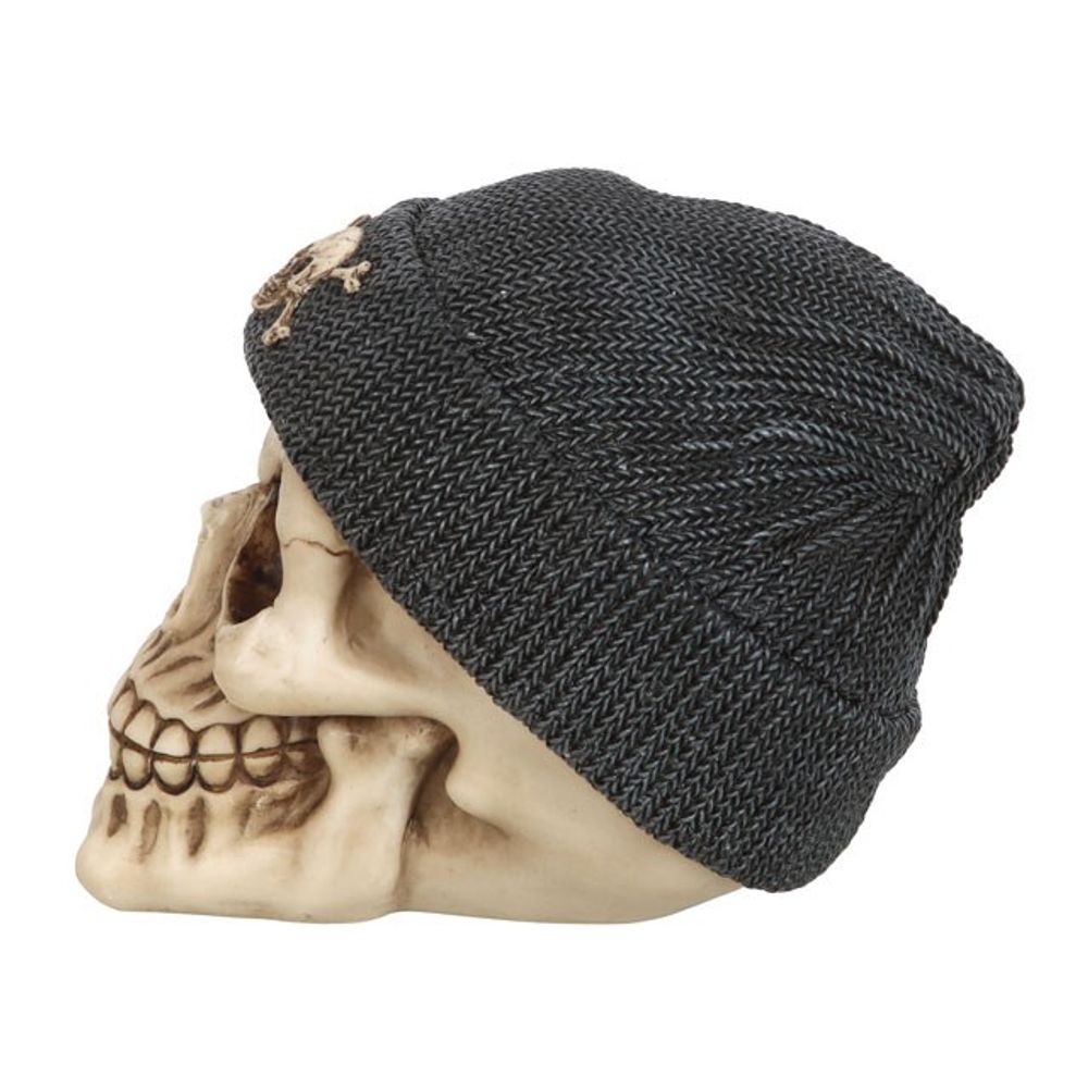 Skull Ornament with Beanie - Kate's Clothing