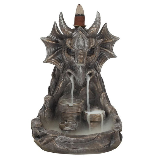 Grey Dragon Backflow Incense Burner - Kate's Clothing