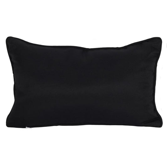 Small Rectangular Black and White Talking Board Cushion - Kate's Clothing
