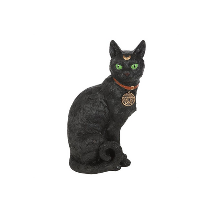 Large Sitting Black Cat Figurine Kate s Clothing