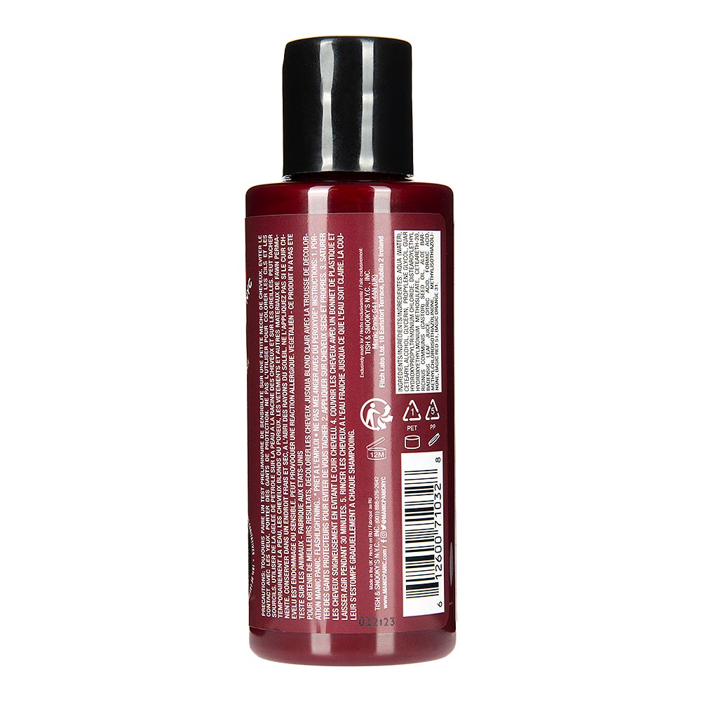 Amplified Manic Panic Semi Permanent Hair Colour EU Formula - Vampire Red - Kate's Clothing