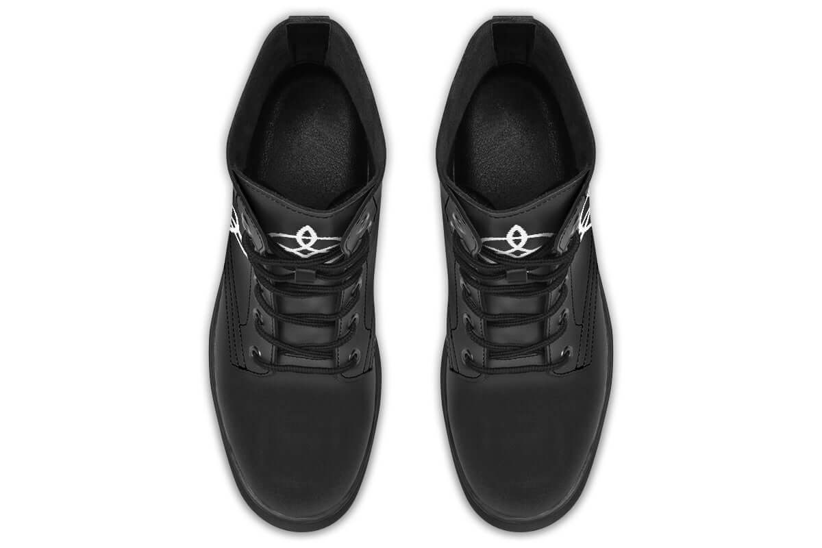 Custom-made witchy boots by Gothic Attitude