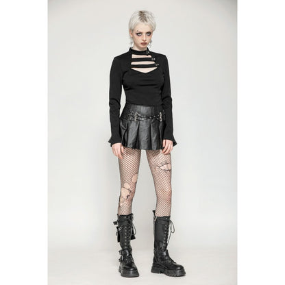 Dark in Love Zyla Edgy Minimalist Multi-Way Top