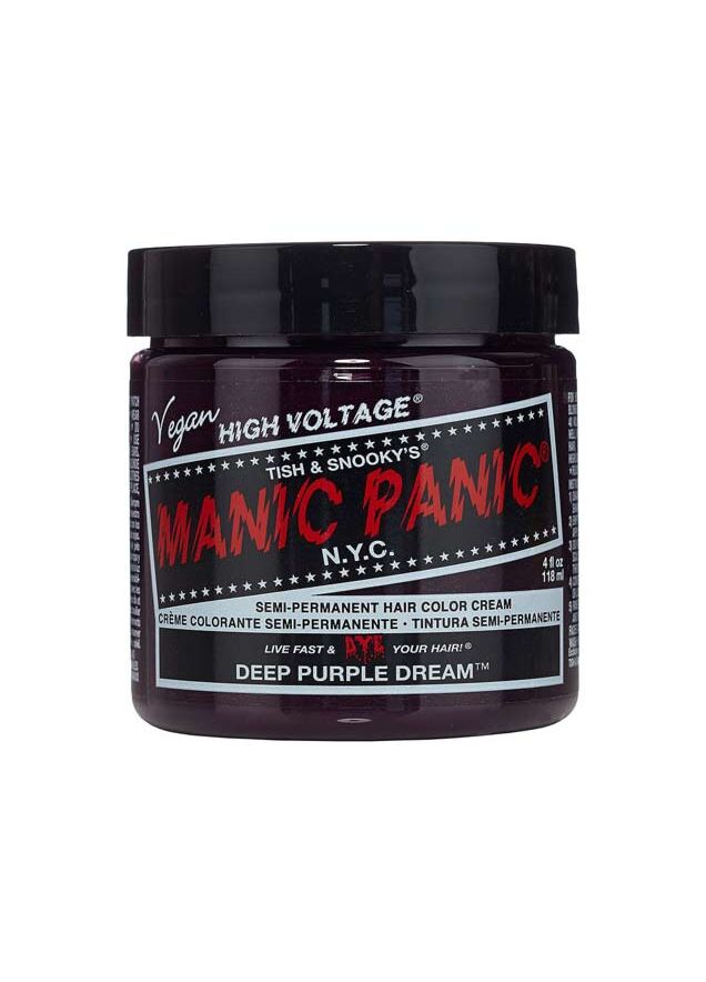 Manic Panic Classic Cream Hair Colour - Deep Purple Dream - Kate's Clothing