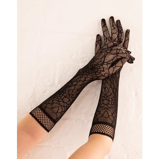 Pamela Mann Cobweb Net Gloves - Kate's Clothing