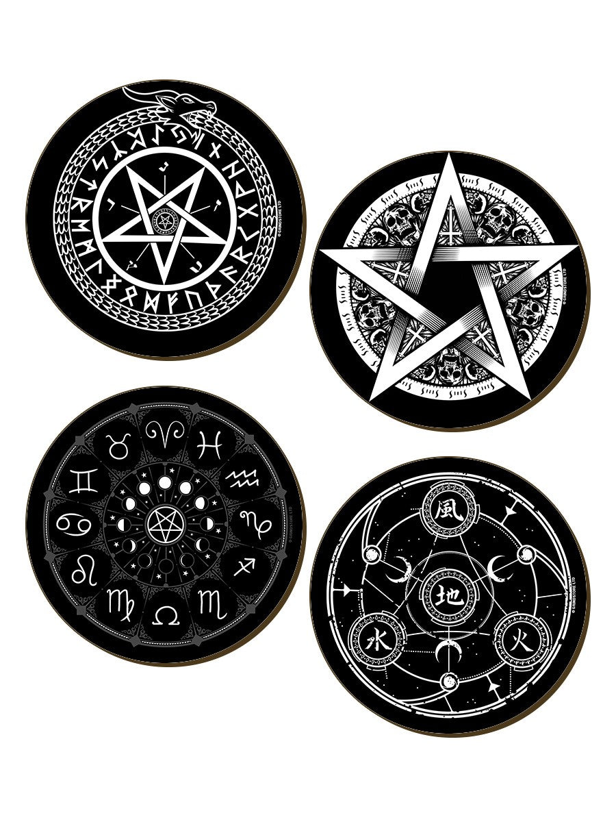 Pentagram Coaster Set - Kate's Clothing