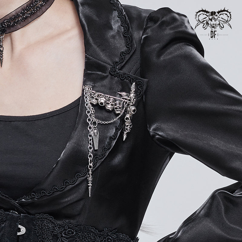 Devil Fashion Alvara Brooch - Kate's Clothing