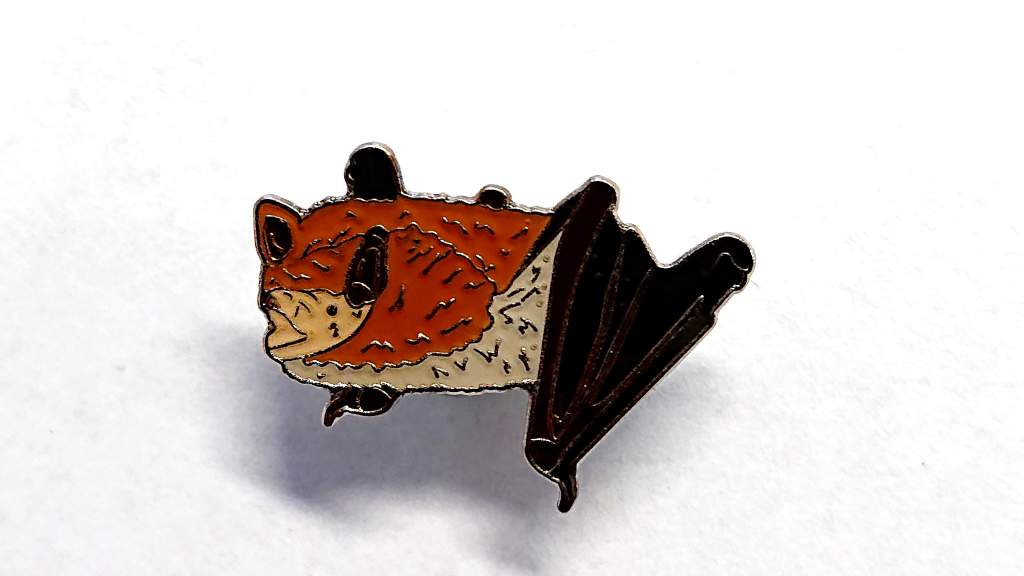 Bat Conservation Trust Daubenton's Bat Pin Badge - Kate's Clothing