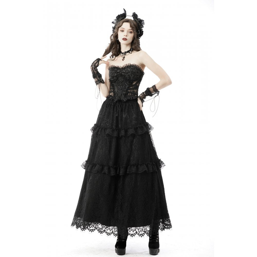 Dark In Love Delilah Maxi Skirt - Kate's Clothing
