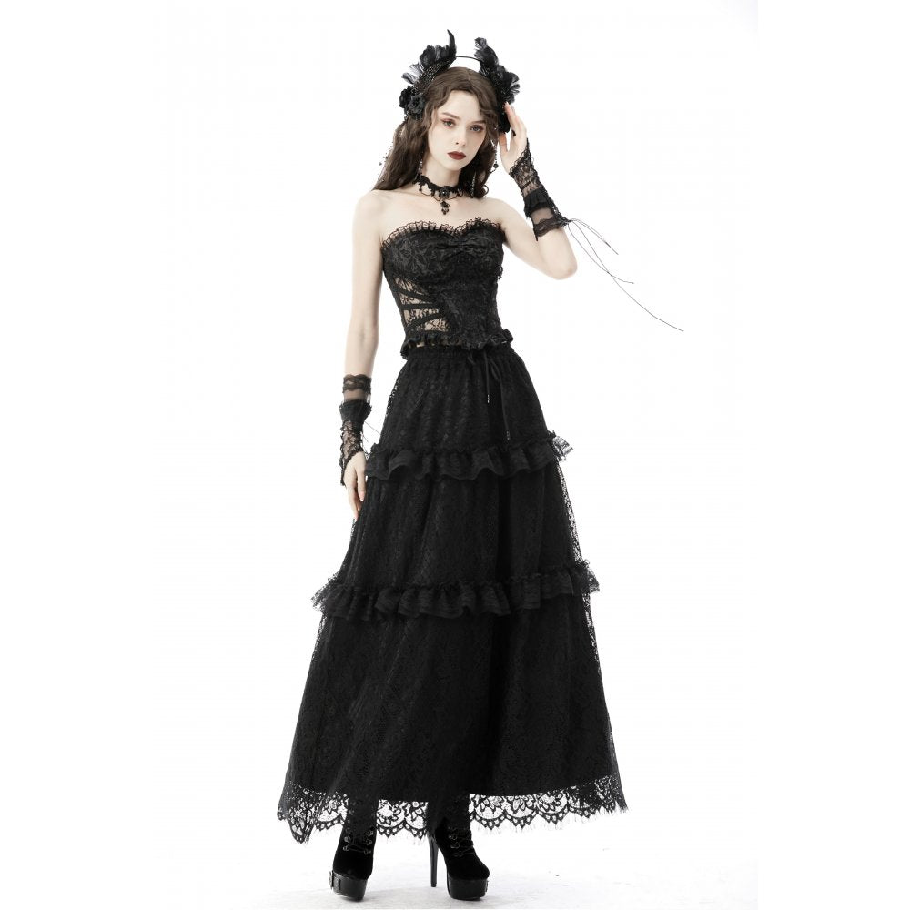 Dark In Love Delilah Maxi Skirt - Kate's Clothing