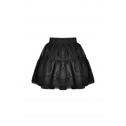 Dark In Love Fringilla Mini Skirt - Kate's Clothing