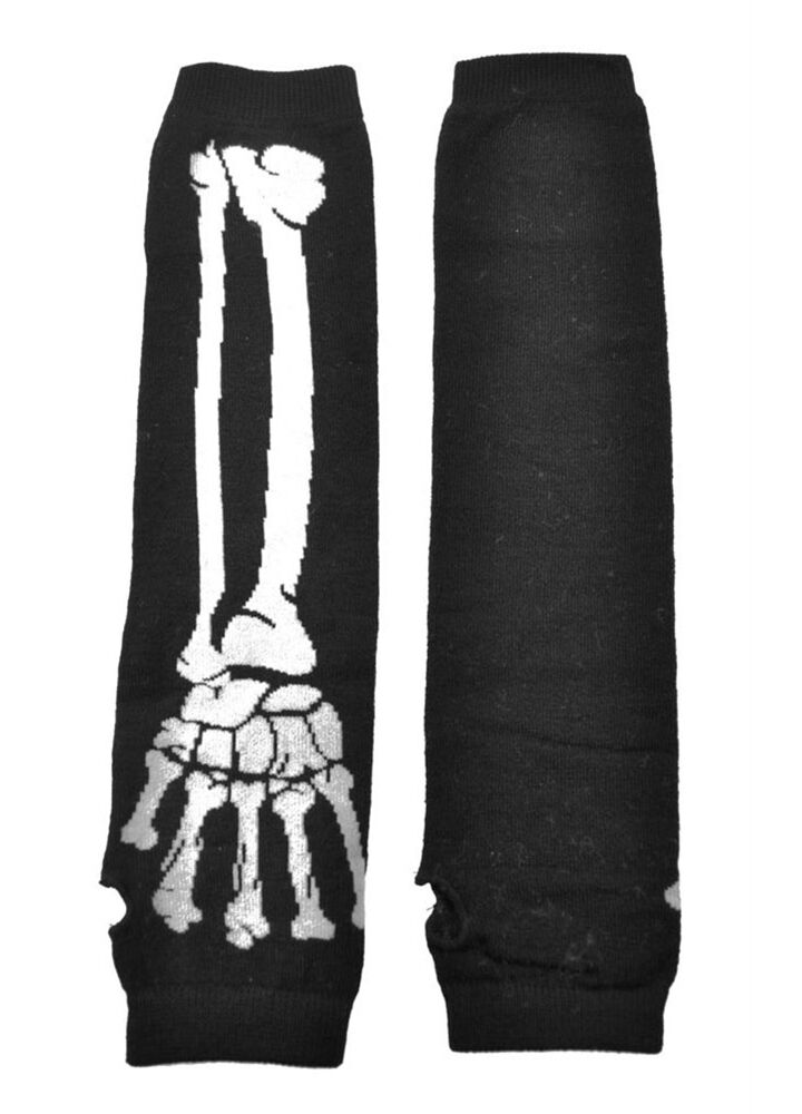 Poizen Industries Bone Arm Warmers - Kate's Clothing