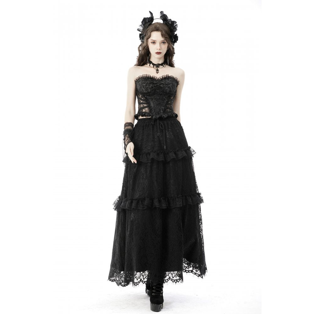 Dark In Love Delilah Maxi Skirt - Kate's Clothing
