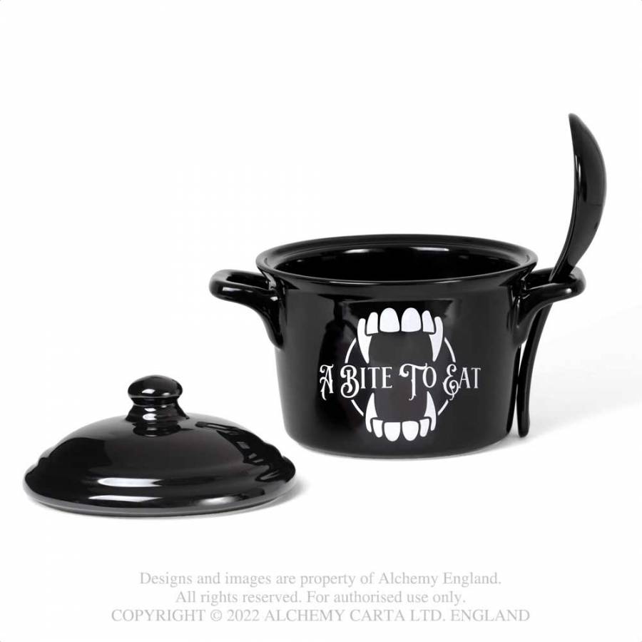 Alchemy A Bite To Eat Bowl And Spoon Set - Kate's Clothing