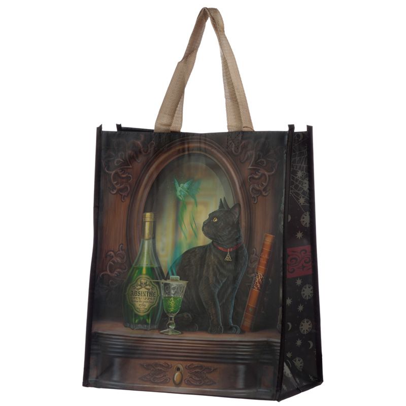 Gothic Gifts Absinthe Reusable Shopping Bag - Kate's Clothing