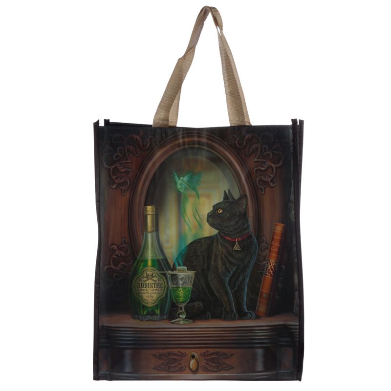 Gothic Gifts Absinthe Reusable Shopping Bag - Kate's Clothing