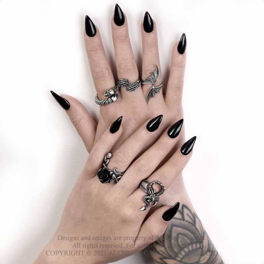 Alchemy Gothic Queen of the Night Necklace in Black - Jewelry - Lace Alchemy Gothic Queen of the Night Necklace in Black - Jewelry - Lace