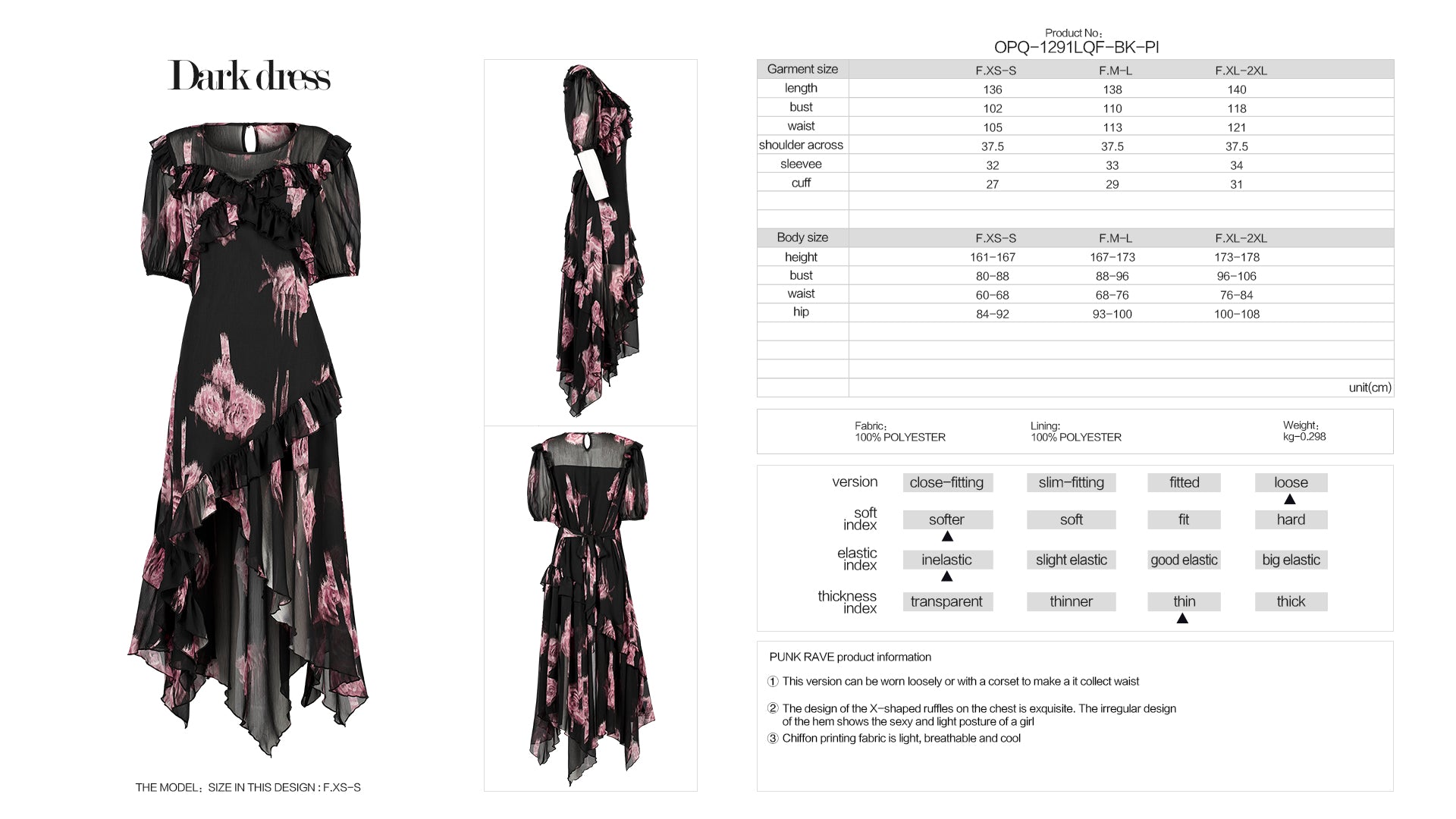 Punk Rave Alyssa Dress - Black and Pink – Kate's Clothing