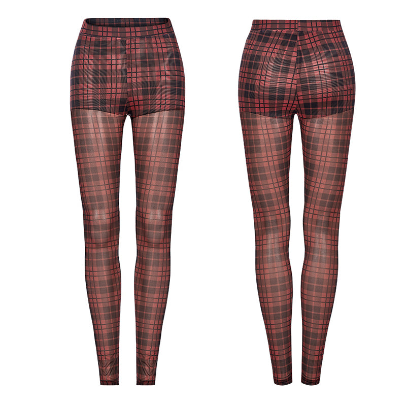 Punk Rave Aster Trousers - Red - Kate's Clothing