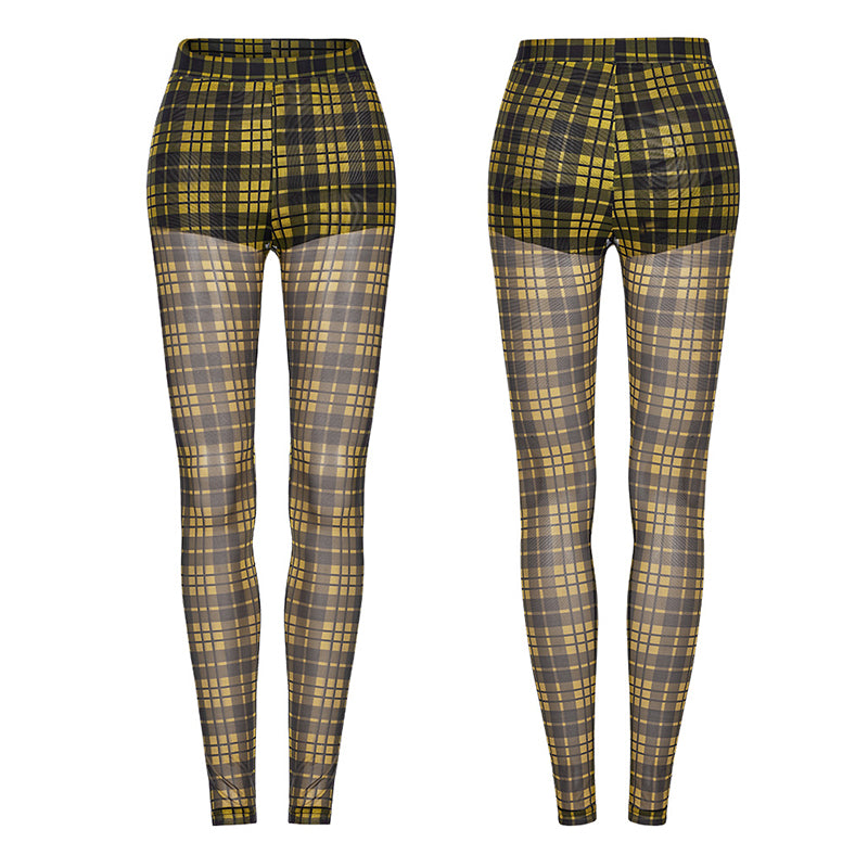 Punk Rave Aster Trousers - Yellow - Kate's Clothing