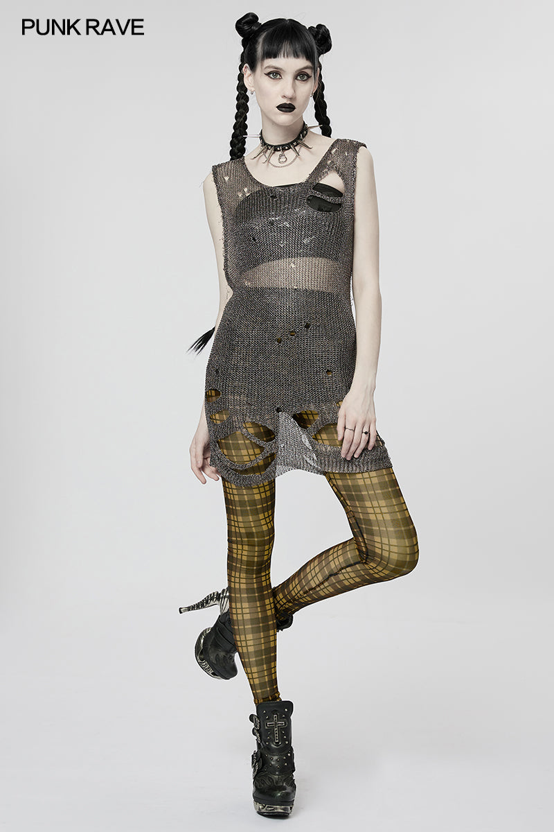 Punk Rave Aster Trousers - Yellow - Kate's Clothing