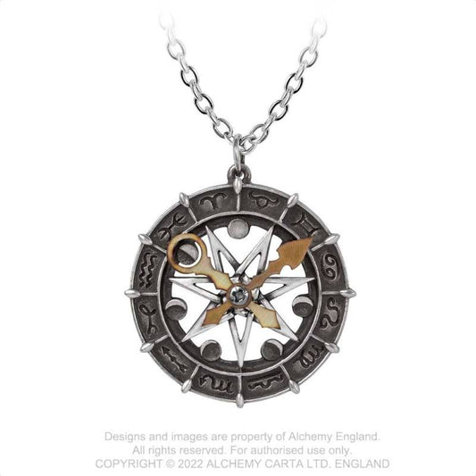Alchemy Astro-Lunial Compass Pendant - Kate's Clothing