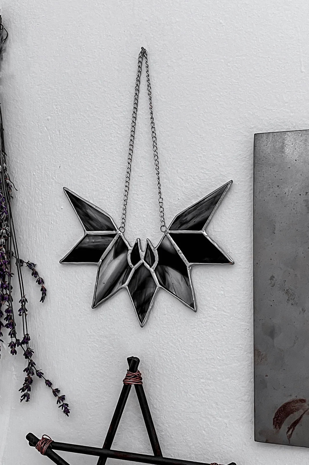 Killstar Bat Stained Glass Wall Hanging - Kate's Clothing