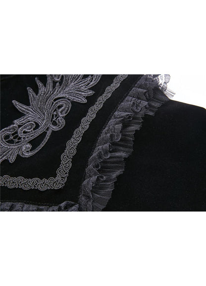 Dark In Love Velvet Lark Capelet - Kate's Clothing