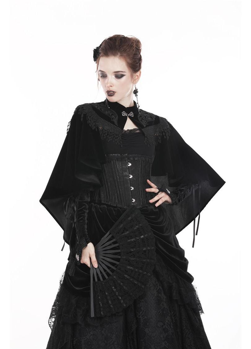 Dark In Love Midnight Cape - Kate's Clothing