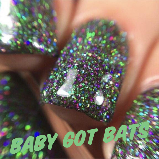 Radioactive Unicorn Baby Got Bats Nail Polish - Kate's Clothing