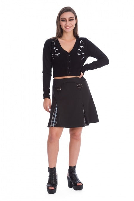 Black Bat Lady cardigan versatile layering piece by Banned Apparel