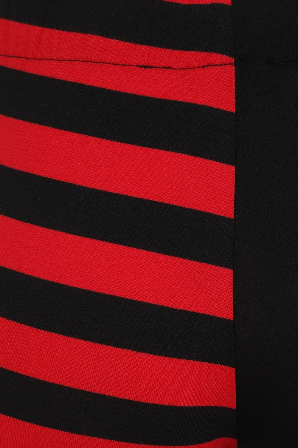 Banned red stripes leggings soft stretchy 100% cotton split leg design