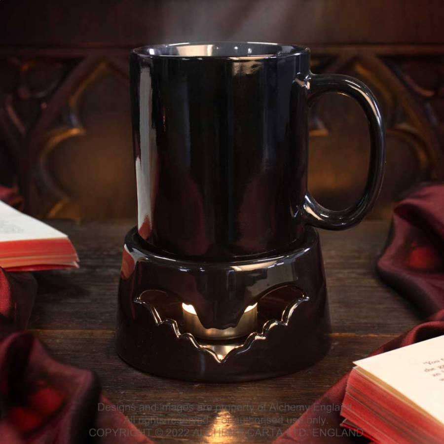 Alchemy Bat Warmer With Mug Set - Kate's Clothing