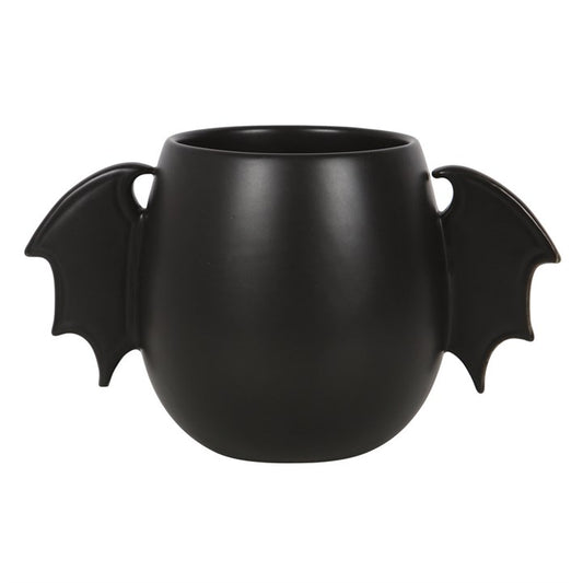Gothic Gifts Bat Wing Rounded Mug - Kate's Clothing
