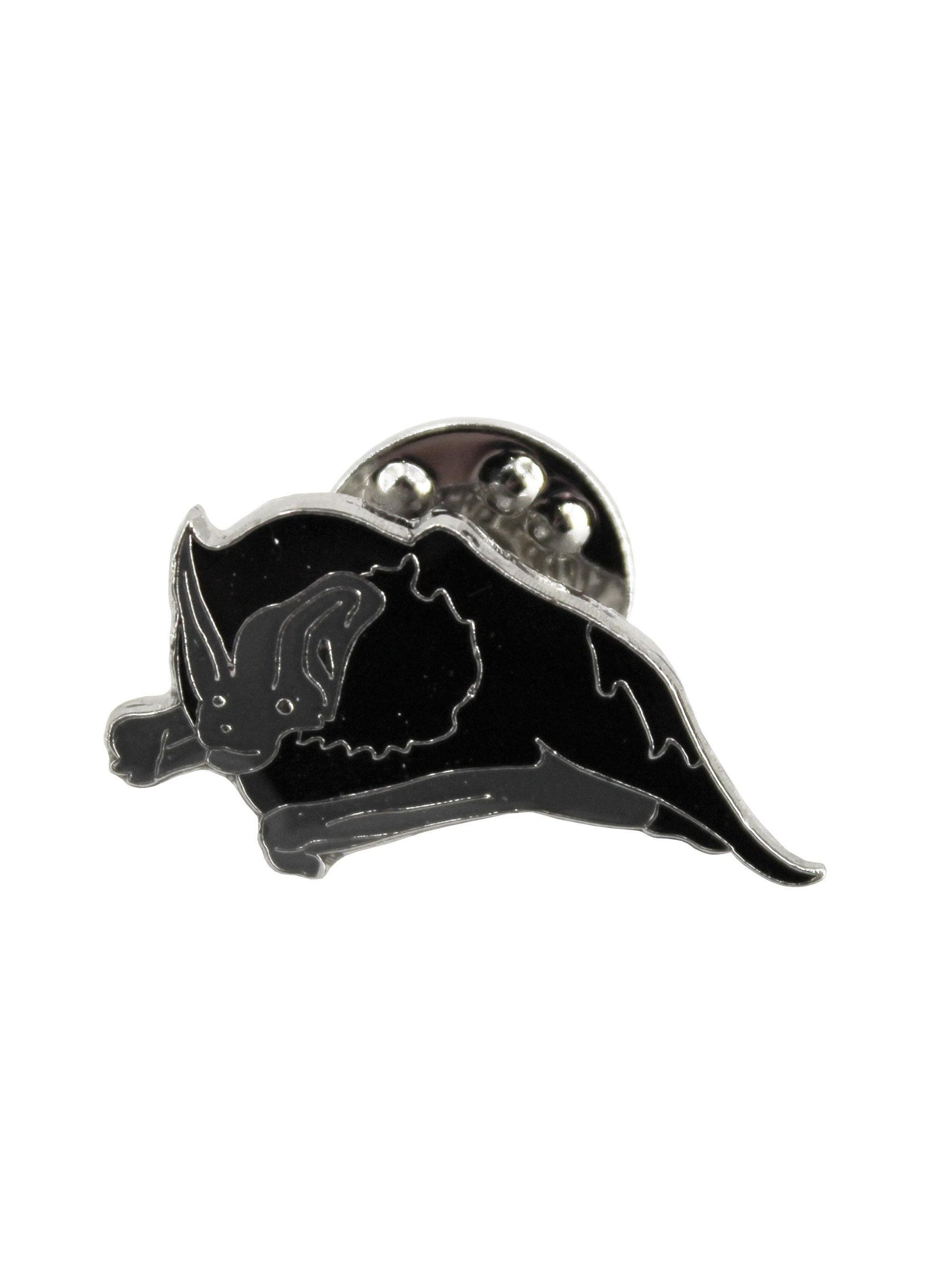 Bat Conservation Trust Barbastelle Bat Pin Badge - Kate's Clothing