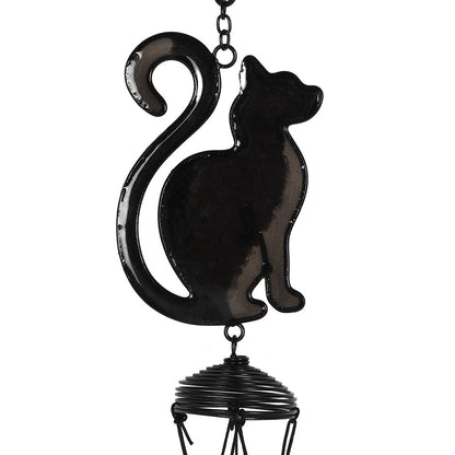 Gothic Gifts Black Cat Windchime - Kate's Clothing