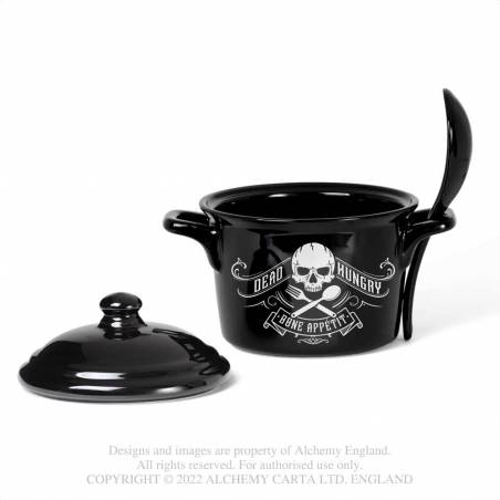 Alchemy Bone Appetit Bowl And Spoon Set - Kate's Clothing