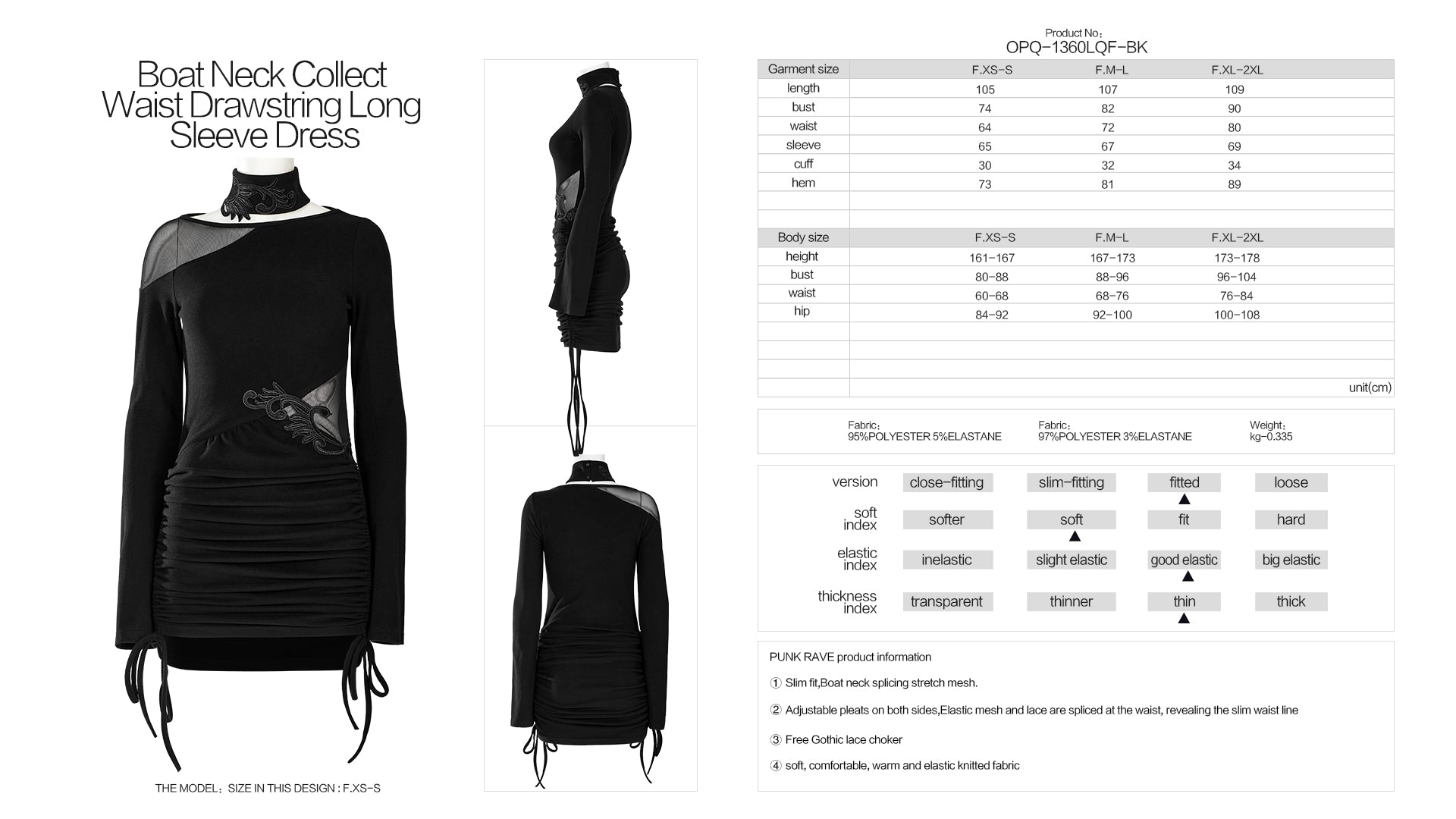 Punk Rave Brenna Dress - Kate's Clothing
