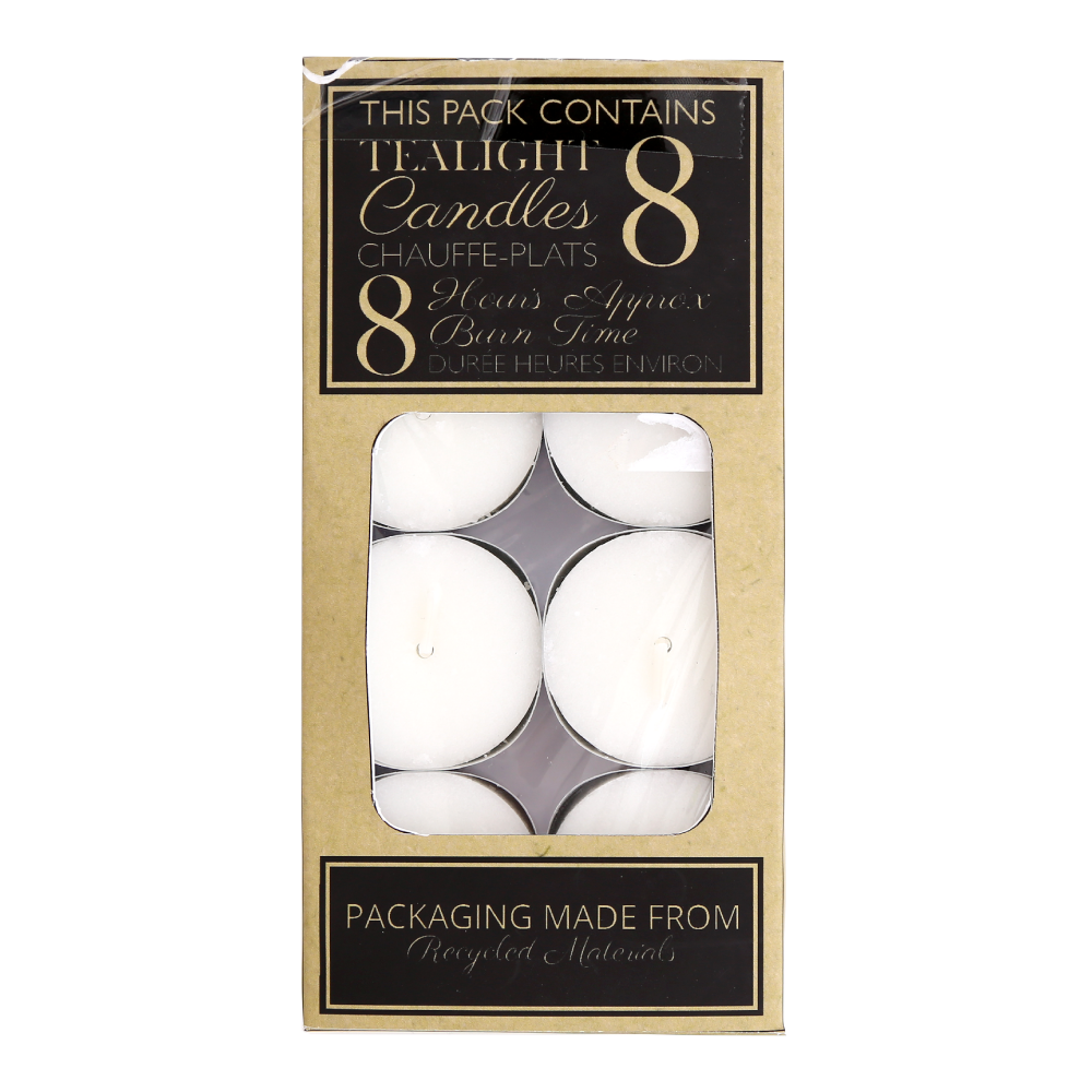 Gothic Gifts 8 Hour Burn Tealights - Pack Of 8 - Kate's Clothing
